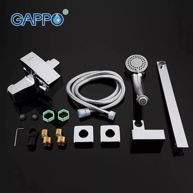 Змішувач для ванни GAPPO G2207, хром - Фото 4 Змішувач для ванни GAPPO G2207, хром - зображення 4