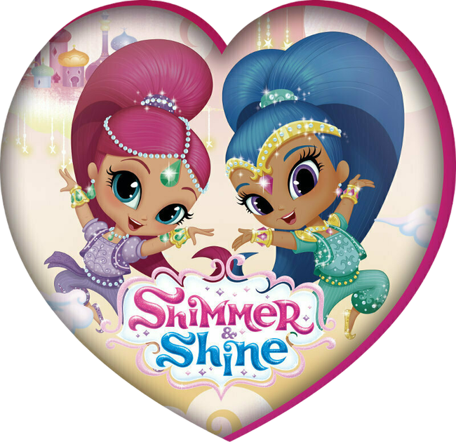 Poduszka Kids Euroswan Shimmer and Shine Welurowa 40 x 40 cm (8435333888551) - obraz 1