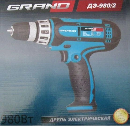 Шуруповерт сетевой Grand ДЭ-980/2 - изображение 6