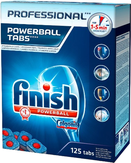 Tabletki do zmywarek Finish Professional Powerball 140 szt (4002448103127) - obraz 1