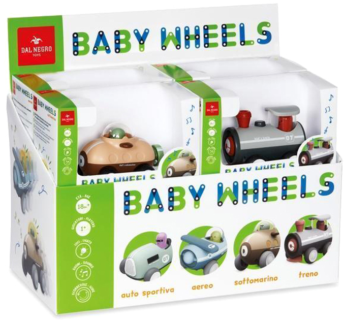 Zestaw pojazdów Dal Negro Baby Wheels 8 szt (8001097540327) - obraz 1