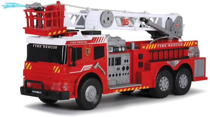 Пожежна машина Dickie Toys SOS Fi̇re Bri̇gade з аксесуароми 62 см (4006333060199) - зображення 3