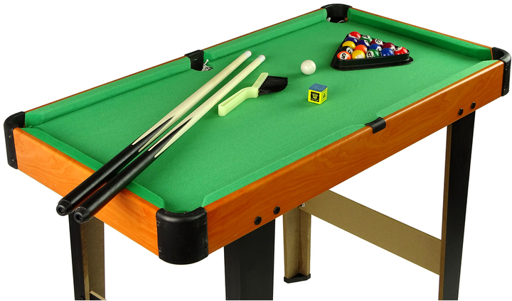 Настільний більярд Leantoys Billiards Table Social Game Cues Balls 58 см (5904204756822) - зображення 2