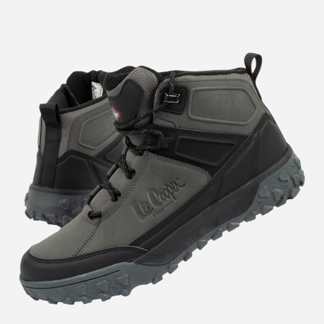 Чоловічі черевики для трекінгу Lee Cooper LCJ-24-01-2939M 44 29 см Сірий/Чорний (5904292157099) - зображення 5