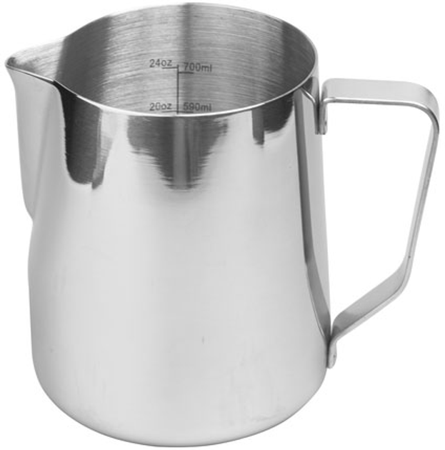 Глечик для молока Rhino Coffee Gear Pro Pitcher Сріблястий 950 мл (799439358034) - зображення 1