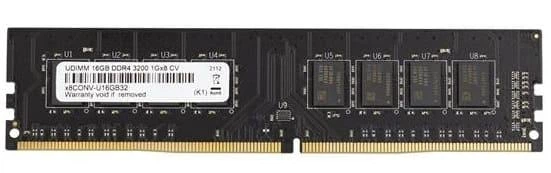 Модуль пам'яті DDR4 16GB 3200 MHz Samsung UDIMM (X8CONV-U16GB32