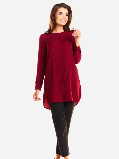 Tunika damska Awama A236 S Bordowa (5902360524545) - obraz 3