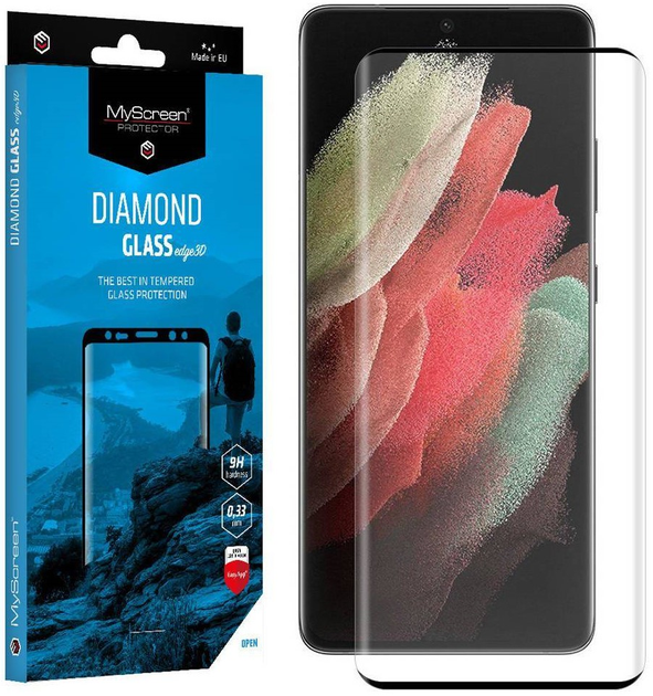 Szkło ochronne MyScreen Diamond Glass Edge 3D do Motorola Moto G85 5G Black (5904433239219) - obraz 1