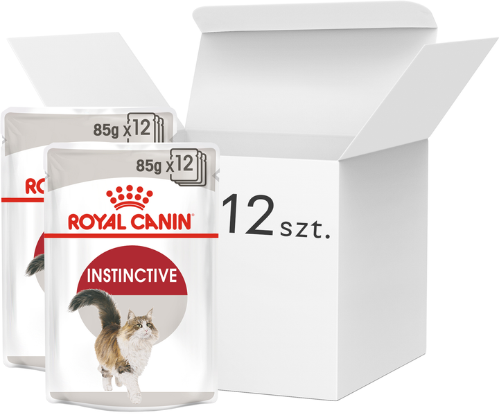 Mokra karma dla dorosłych kotów Royal Canin Instinctive in Gravy 12 x 85 g (9003579308738) - obraz 1