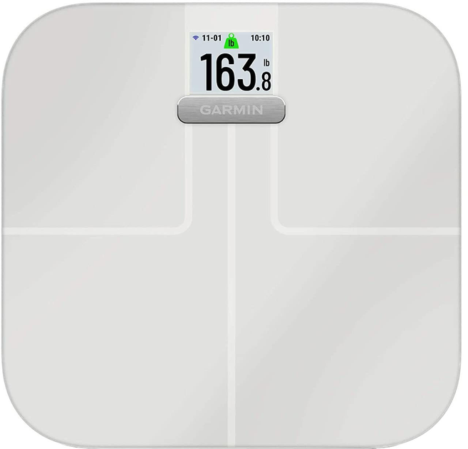 Waga podłogowa Garmin Index S2 Smart Scale White (753759257514) - obraz 1