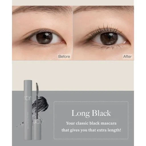 Удлиняющая тушь Rom&nd Han All Fix Mascara Long Black L01, 7 г - изображение 2