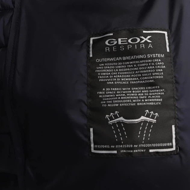 Kurtka przejściowa męska Geox geom4520ktc180f1726 56 Granatowa (8056206601482) - obraz 7