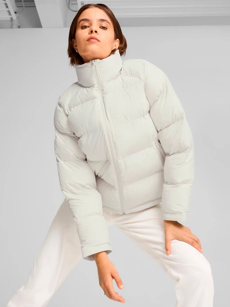 Куртка демісезонна коротка жіноча Puma Mono 62648187 M Біла