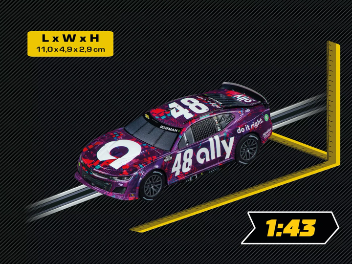 Автомобіль Carrera Go!!! NASCAR Camaro NextGen ZL1 Hendrick Motorsports Alex Bowman No.48 (4007486642683) - зображення 3