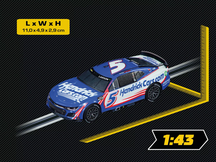 Автомобіль Carrera Go!!! NASCAR Camaro NextGen ZL1 Hendrick Motorsports Kyle Larson No.5 (4007486642737) - зображення 3