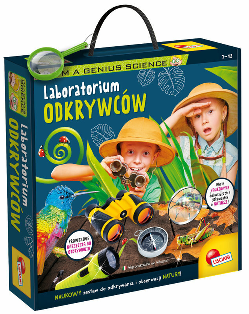 Zestaw naukowy Lisciani I'm a Genius Laboratorium odkrywców (8008324106592) - obraz 1