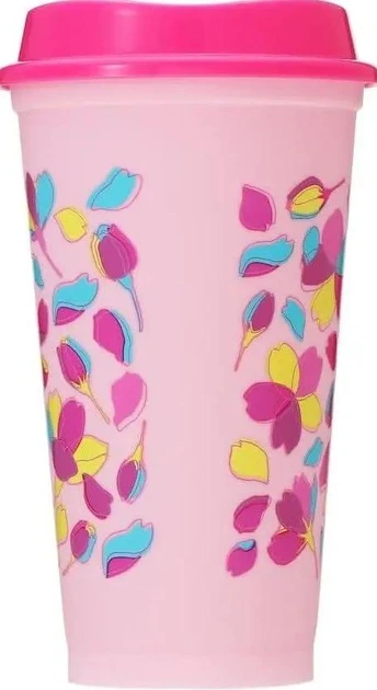 Багаторазова чашка Starbucks Sakura Color Changing Reusable Cup 473 мл - Фото 2 Багаторазова чашка Starbucks Sakura Color Changing Reusable Cup 473 мл - зображення 2