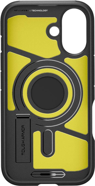 Панель Spigen Tough Armor MAG Apple iPhone 16 Plus 6.7" MagSafe Чорна/black ACS08085 (8809971230001) - зображення 4