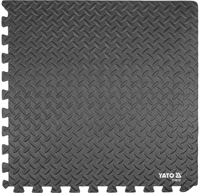 Zestaw mat ochronnych YATO 60 x 60 cm 6 szt Czarny YT-08780 (5906083081538) - obraz 2