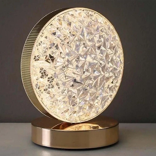 Настільна лампа з кристалами та діамантами Creatice Table Lamp 19 4 Вт - зображення 5