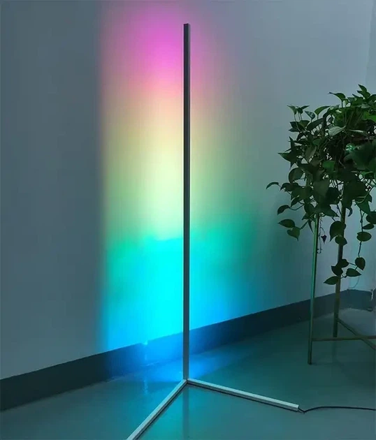 Лампа підлогова 1.4 m для спальні RGB світлодіодна - зображення 3