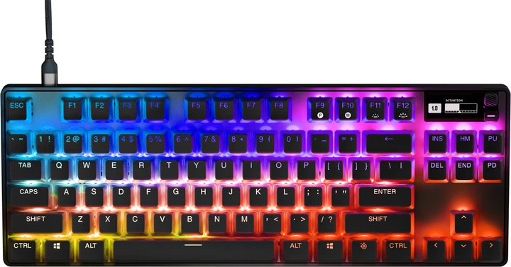 キーボード APEX PRO TKL 2023 Клавиатура проводная SteelSeries Apex Pro TKL 2023 USB (SS64856