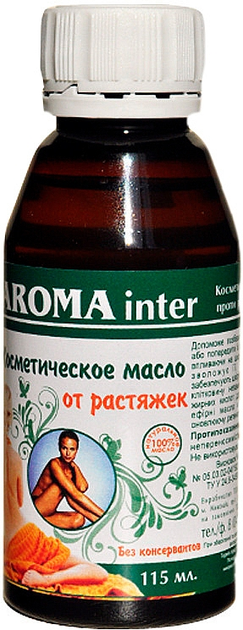Масло массажное "Против растяжек" - Aroma Inter 115ml (1065087-133211) - изображение 1