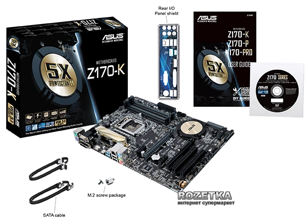 Материнская плата Asus Z170-K (s1151, Intel Z170, PCI-Ex16) – фото