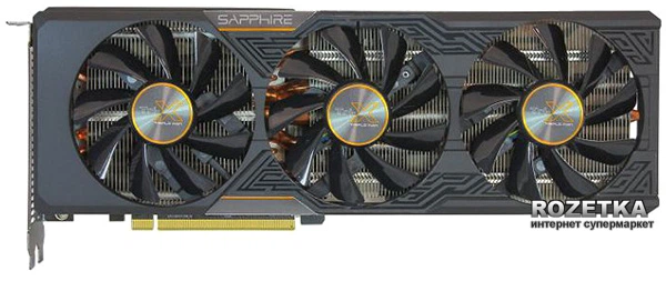 Sapphire R9 Rx Fury Видеокарта Sapphire PCI-Ex Radeon R9 Fury Tri