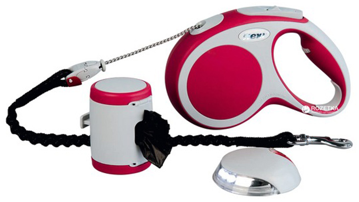 Поводок-рулетка Flexi Vario SET M 5 м Черный (1415) – в интернет ...