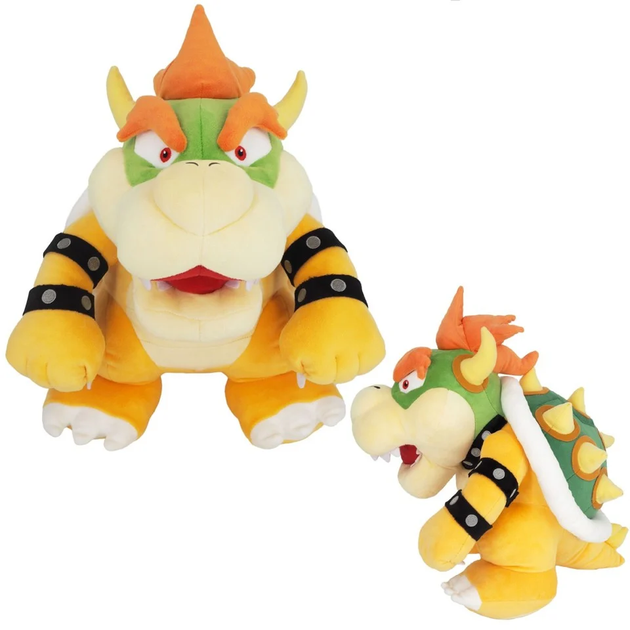 М'яка іграшка 1UP Distribution Super Mario: Bowser 36 см (3760259935733) - зображення 4