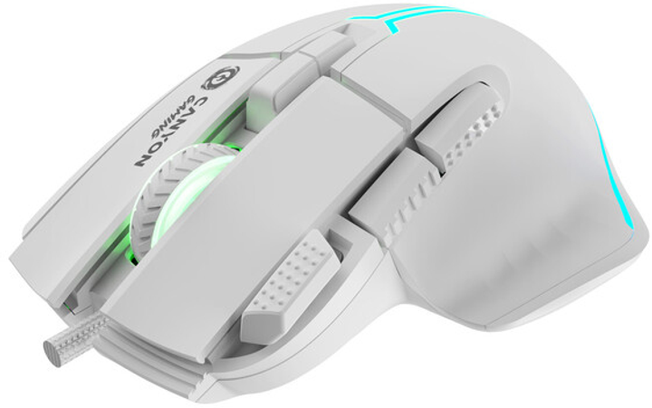 Mysz Canyon Fortnax GM-636 RGB USB White (CND-SGM636W) - obraz 2