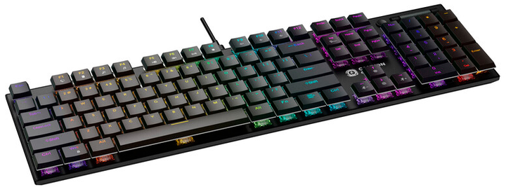 Klawiatura przewodowa Canyon Cometstrike GK-55 RGB USB Black (CND-SKB55-US) - obraz 3