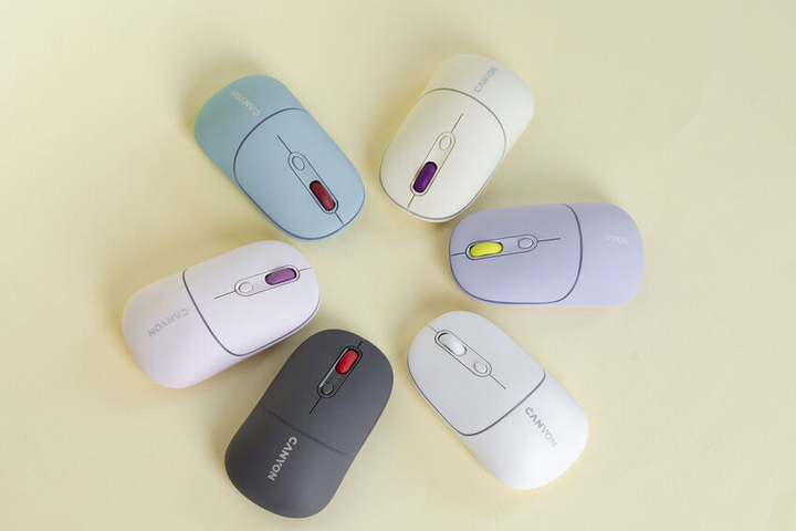 Миша Canyon MW-22 Dual Band RGB Wireless Mountain Lavender (CNS-CMSW22ML) - зображення 9