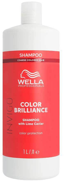 Шампунь для волосся Wella Professionals Invigo Color Brilliance Shampoo Coarse Hair 1000 мл (4064666318349 / 4064666339290) - зображення 1