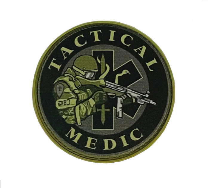 Шеврон на липучке патчи тактический медик зсу Tactical Medic - изображение 2