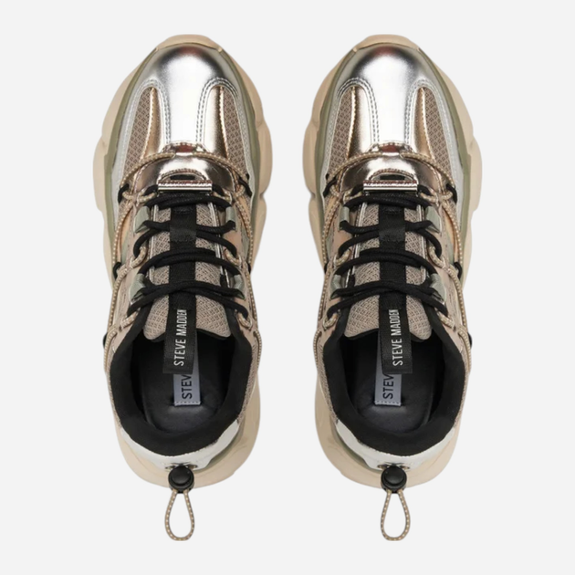 Sneakersy damskie do kostki Steve Madden Spectator Sneaker SM11002961-PGD 36 22.2 cm Beżowe (8720857461701) - obraz 4