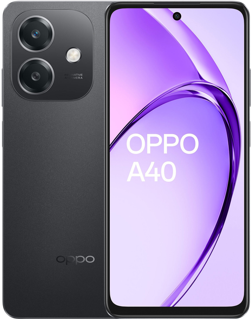 Мобільний телефон OPPO A40 4/128GB Sparkle Black (TELOPPOA404128BLK) - зображення 1