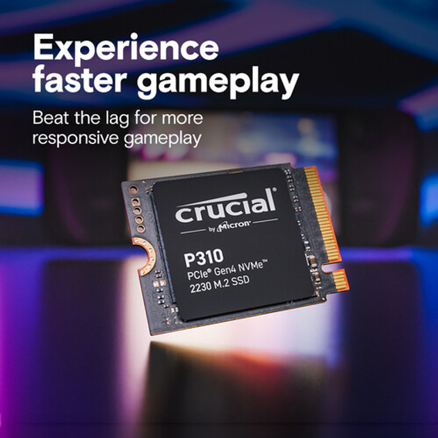 SSD диск Crucial P310 1TB PCIe 4.0 x4 2230 NVMe M.2 SSD (CT2000P310SSD2) - зображення 4