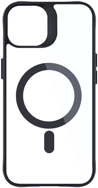 Панель 3MK Satin Armor MagCase для Apple iPhone 15 Plus Black + Transparent (5903108563826) - зображення 3