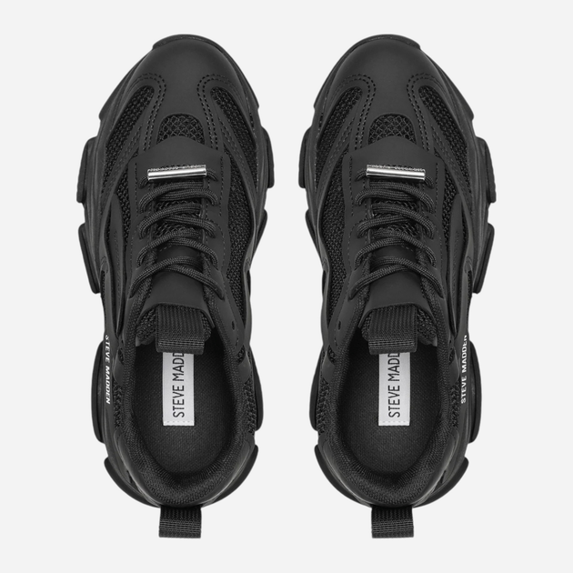 Sneakersy damskie do kostki Steve Madden Possession-E Sneaker SM19000033-001 42 27.1 cm Czarne (8720857173741) - obraz 6