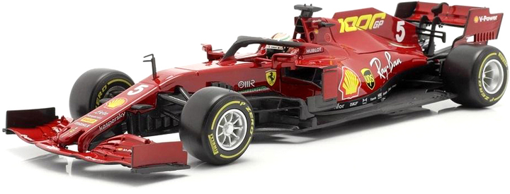 Metalowy model samochodu Bburago Ferrari F1 SF1000 Vettel 5 1:18 (4893993168088) - obraz 1