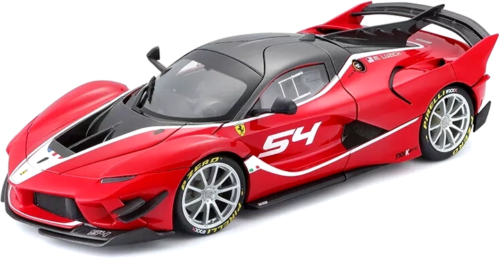 Металева модель автомобіля Bburago Ferrari FXX-K Evo 54 1:18 (4893993169085) - зображення 1