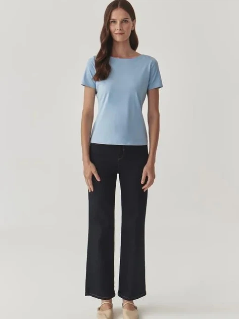 Футболка жіноча Tatuum Mikaja T2417.048 L Блакитна (5900142354588) - зображення 3