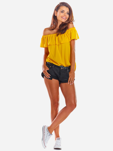 Top damski Awama A288 106770 L/XL Żółty (5902360539051) - obraz 3