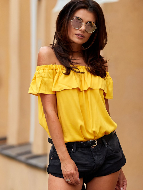 Top damski Awama A288 106770 L/XL Żółty (5902360539051) - obraz 14