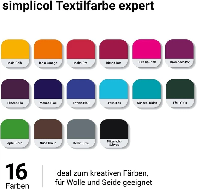 Фарба Simplicol для зміни кольору 150 г. Синій колір. - изображение 4