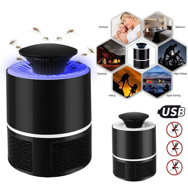 Лампа пастка Mosquito Killer Lamp Знищувач комарів - Фото 3 Лампа пастка Mosquito Killer Lamp Знищувач комарів - изображение 3