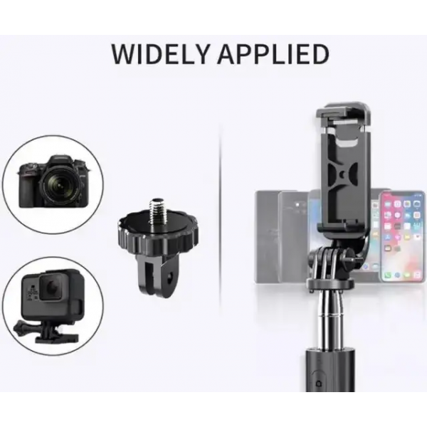 Штатив монопод трипод з пультом Bluetooth Selfie Stick L02 - Фото 4 Штатив монопод трипод з пультом Bluetooth Selfie Stick L02 - зображення 4