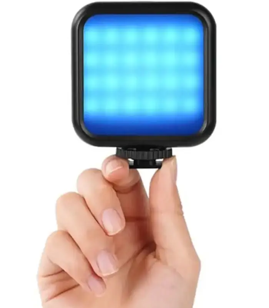 LED-лампа RGB aкумуляторна світлодіодна накамерна лампа AWL-A1 - Фото 9 LED-лампа RGB aкумуляторна світлодіодна накамерна лампа AWL-A1 - изображение 9